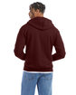 Champion Adult Powerblend® Full-Zip Hooded Sweatshirt maroon ModelBack