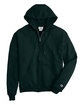Champion Adult Powerblend® Full-Zip Hooded Sweatshirt dark green OFFront
