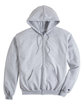 Champion Adult Powerblend® Full-Zip Hooded Sweatshirt light steel OFFront