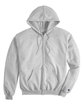 Champion Adult Powerblend® Full-Zip Hooded Sweatshirt silver grey OFFront