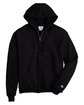 Champion Adult Powerblend® Full-Zip Hooded Sweatshirt black OFFront