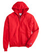 Champion Adult Powerblend® Full-Zip Hooded Sweatshirt scarlet OFFront