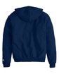 Champion Adult Powerblend® Full-Zip Hooded Sweatshirt late night blue OFBack