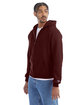 Champion Adult Powerblend® Full-Zip Hooded Sweatshirt maroon ModelQrt