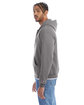 Champion Adult Powerblend® Full-Zip Hooded Sweatshirt stone gray ModelSide