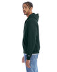 Champion Adult Powerblend® Full-Zip Hooded Sweatshirt dark green ModelSide