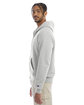 Champion Adult Powerblend® Full-Zip Hooded Sweatshirt silver grey ModelSide