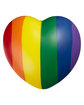 Prime Line b.free Pride Heart Shape Stress Ball rainbow ModelBack