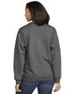 Gildan Adult Softstyle® Fleece Crew Sweatshirt charcoal ModelBack
