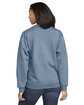 Gildan Adult Softstyle® Fleece Crew Sweatshirt STONE BLUE ModelBack