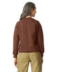 Gildan Adult Softstyle® Fleece Crew Sweatshirt cocoa ModelBack