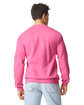 Gildan Adult Softstyle® Fleece Crew Sweatshirt pink lemonade ModelBack