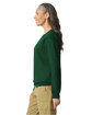 Gildan Adult Softstyle® Fleece Crew Sweatshirt forest green ModelSide