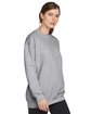 Gildan Adult Softstyle® Fleece Crew Sweatshirt rs sport grey ModelSide