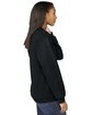 Gildan Adult Softstyle® Fleece Crew Sweatshirt BLACK ModelSide