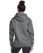 Gildan Adult Softstyle® Fleece Pullover Hooded Sweatshirt charcoal ModelBack