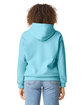 Gildan Adult Softstyle® Fleece Pullover Hooded Sweatshirt sky ModelBack
