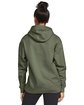 Gildan Adult Softstyle® Fleece Pullover Hooded Sweatshirt military green ModelBack