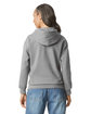 Gildan Adult Softstyle® Fleece Pullover Hooded Sweatshirt cement ModelBack