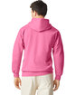 Gildan Adult Softstyle® Fleece Pullover Hooded Sweatshirt pink lemonade ModelBack