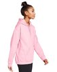 Gildan Adult Softstyle® Fleece Pullover Hooded Sweatshirt LIGHT PINK ModelSide
