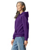 Gildan Adult Softstyle® Fleece Pullover Hooded Sweatshirt purple ModelSide