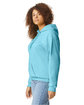 Gildan Adult Softstyle® Fleece Pullover Hooded Sweatshirt sky ModelSide