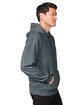 Gildan Adult Softstyle® Fleece Pullover Hooded Sweatshirt dark heather ModelSide