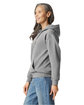 Gildan Adult Softstyle® Fleece Pullover Hooded Sweatshirt cement ModelSide