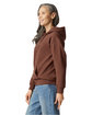 Gildan Adult Softstyle® Fleece Pullover Hooded Sweatshirt cocoa ModelSide