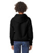 Gildan Youth Softstyle Midweight Fleece Hooded Sweatshirt black ModelBack
