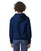 Gildan Youth Softstyle Midweight Fleece Hooded Sweatshirt navy ModelBack