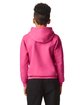Gildan Youth Softstyle Midweight Fleece Hooded Sweatshirt pink lemonade ModelBack