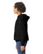Gildan Youth Softstyle Midweight Fleece Hooded Sweatshirt black ModelSide
