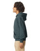 Gildan Youth Softstyle Midweight Fleece Hooded Sweatshirt dark heather ModelSide
