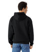Gildan Unisex Softstyle Fleece Hooded Sweatshirt black ModelBack