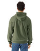 Gildan Unisex Softstyle Fleece Hooded Sweatshirt military green ModelBack