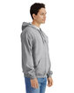 Gildan Unisex Softstyle Fleece Hooded Sweatshirt rs sp grey ModelSide