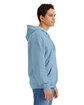Gildan Unisex Softstyle Fleece Hooded Sweatshirt stone blue ModelSide
