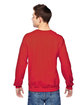 Fruit of the Loom Adult SofSpun® Crewneck Sweatshirt fiery red ModelBack