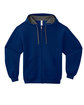 Fruit of the Loom Adult SofSpun Full-Zip Hooded Sweatshirt admiral blue OFFront
