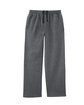 Fruit of the Loom Adult SofSpun® Open-Bottom Pocket Sweatpants CHARCOAL HEATHER OFFront