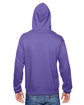 Fruit of the Loom Adult SofSpun® Hooded Sweatshirt purple ModelBack