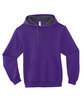 Fruit of the Loom Adult SofSpun® Hooded Sweatshirt purple OFFront
