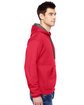 Fruit of the Loom Adult SofSpun® Hooded Sweatshirt FIERY RED ModelSide