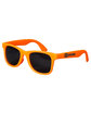 Prime Line Youth Single-Tone Matte Sunglasses orange DecoFront
