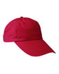 Adams Low-Profile Cap with Elongated Bill nautical red ModelSide