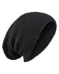 Spyder Adult Vertex Knit Beanie BLACK MELANGE ModelSide