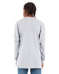Shaka Wear Adult Active Long-Sleeve T-Shirt heather grey ModelBack