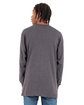 Shaka Wear Adult Active Long-Sleeve T-Shirt charcoal gry hth ModelBack